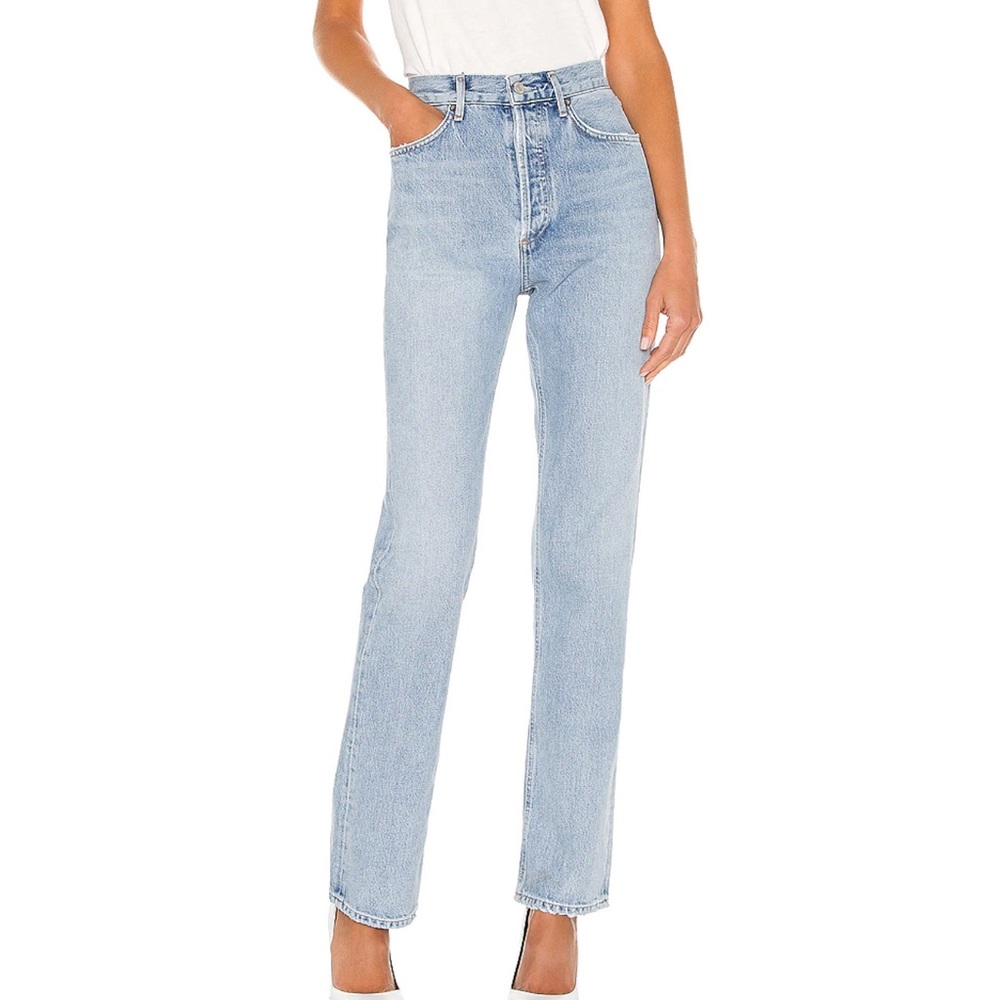 Agolde Lana straight leg jeans